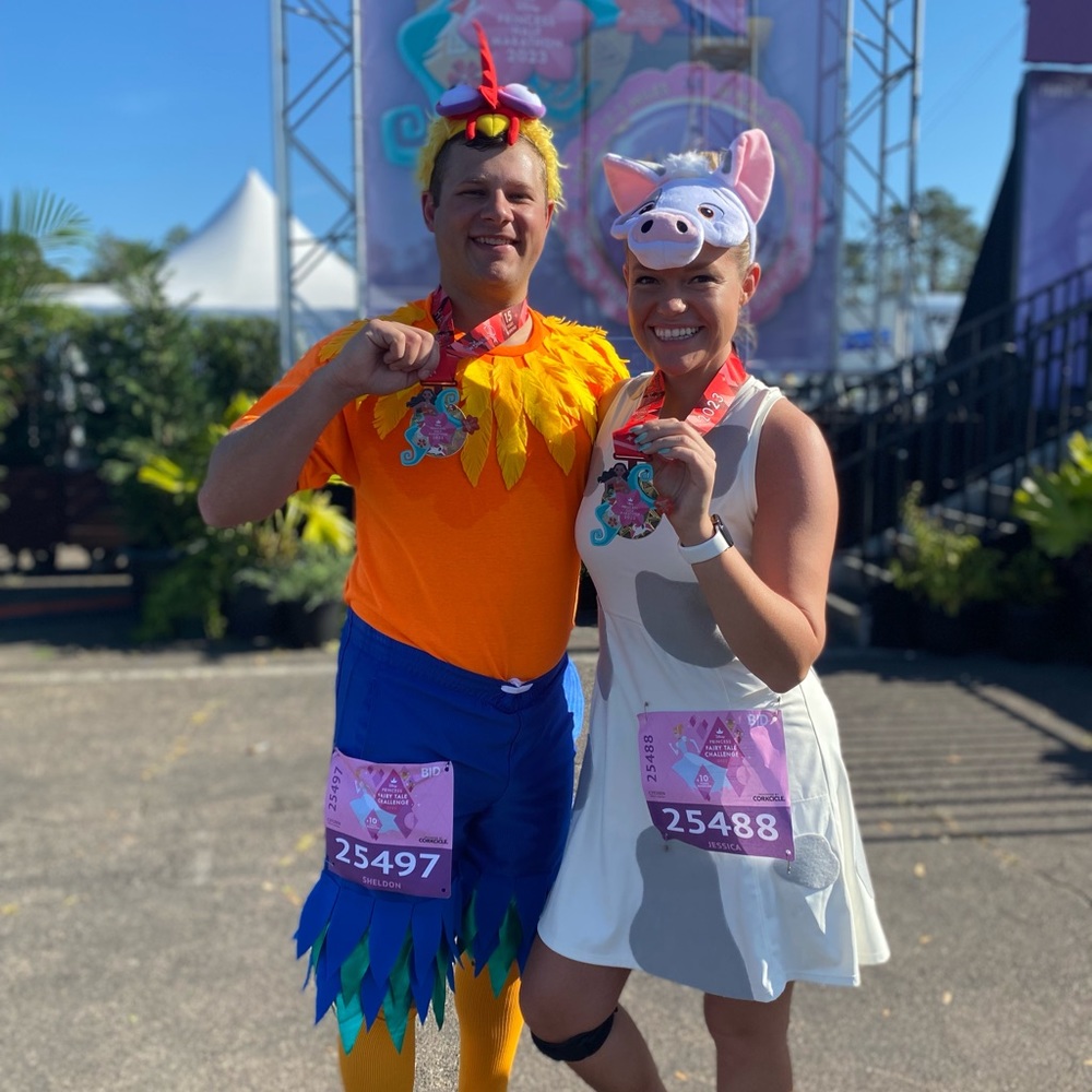 RunDisney Pua and Hei Hei costumes